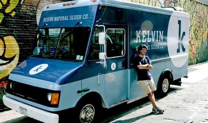 Alex & the Kelvin Slush Co. truck: NYC 2010