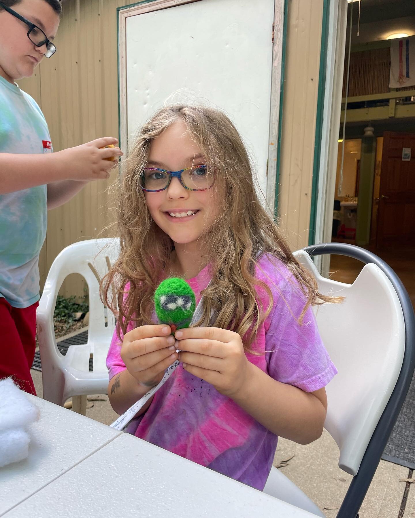 We had so much fun Monday needle felting! This is such a beloved craft of our Spark kids and it was so exciting to share that excitement with our new members!