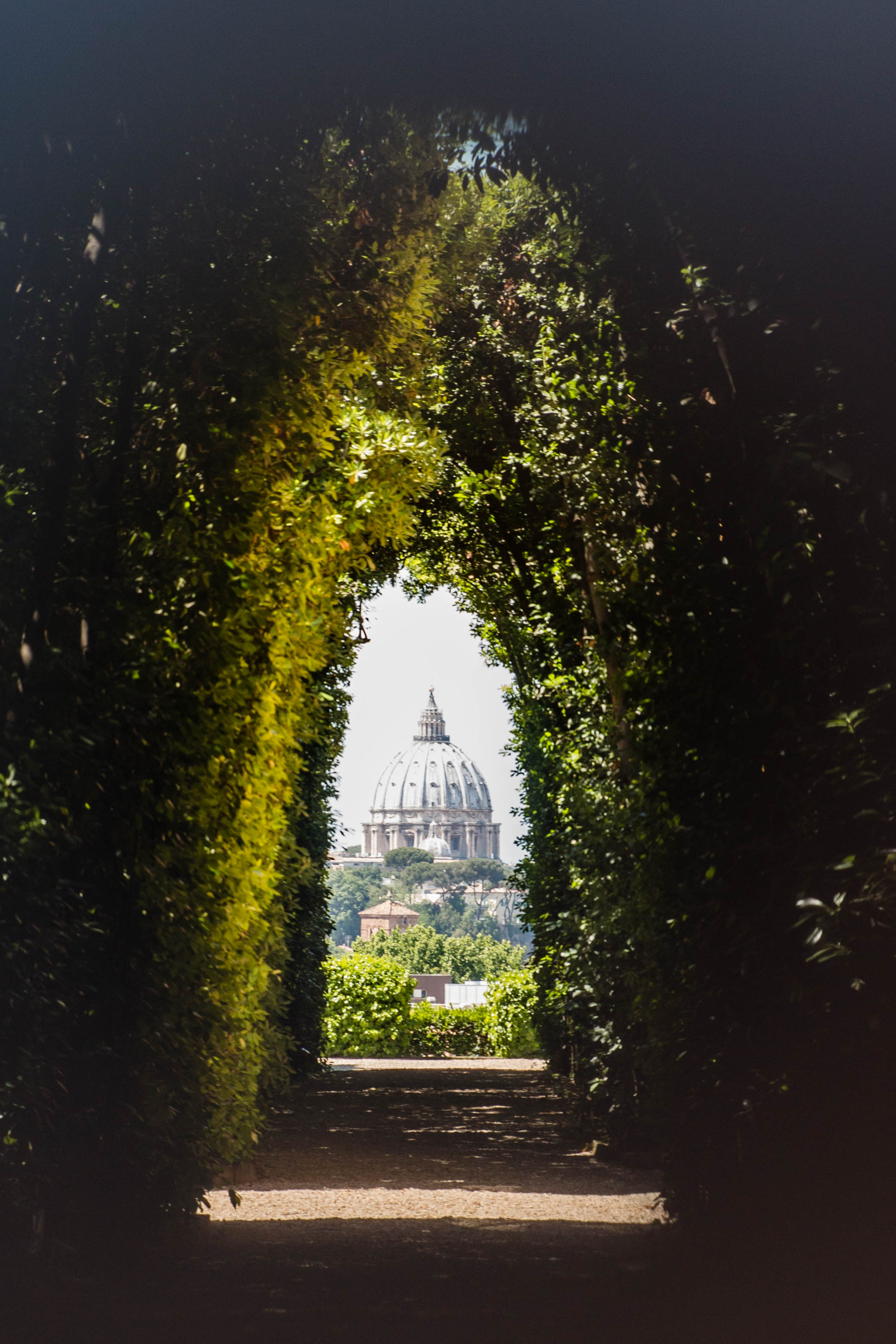 The Secret Keyhole, Aventine Hill, Rome Italy