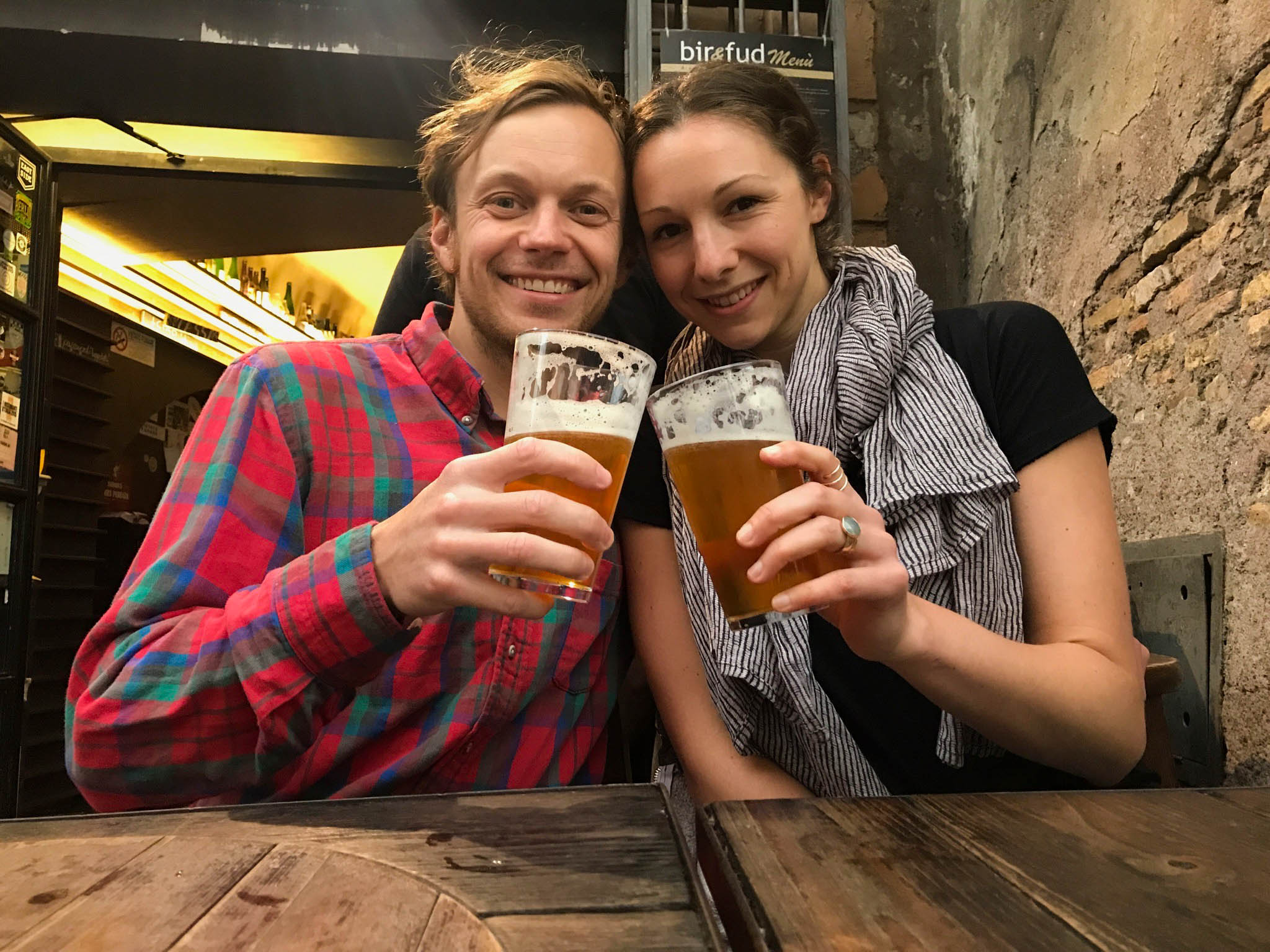 Micro Beers at Bir & Fud, Rome Italy