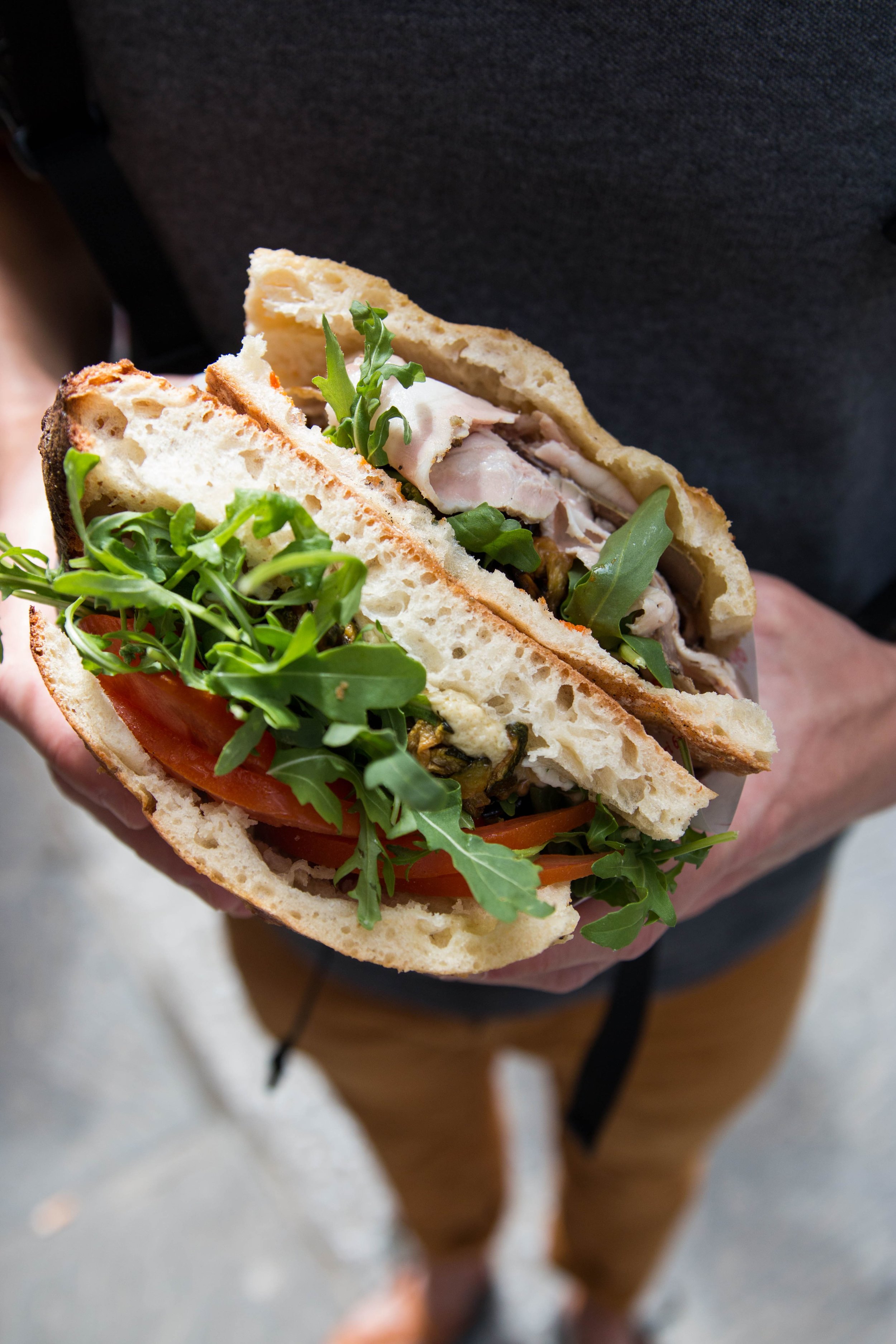 Sandwich from All'Antico Vinaio