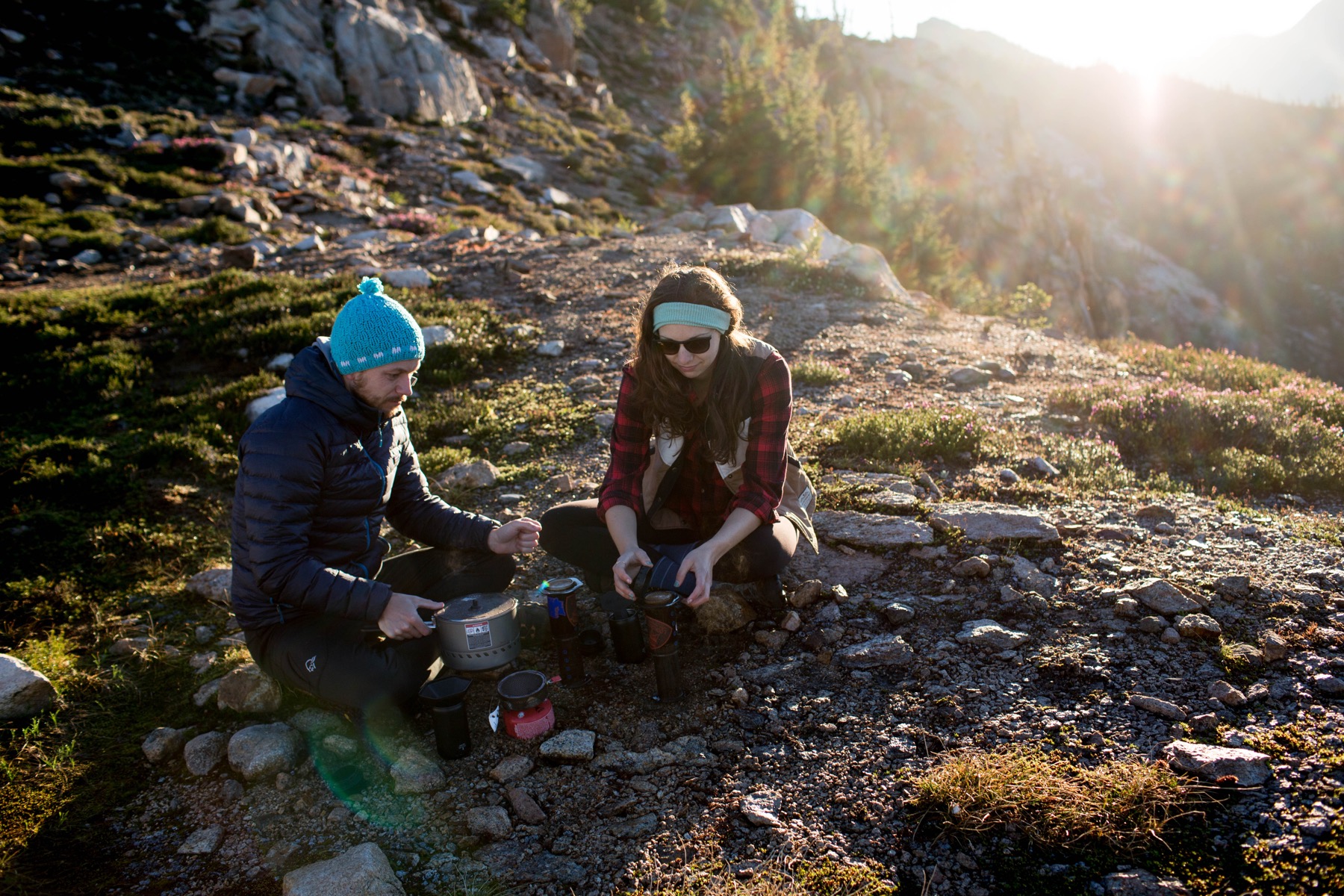 We are huge coffee enthusiasts and always bring a coffee travel kit with us wherever we go! Even when we're on a mountain top. 