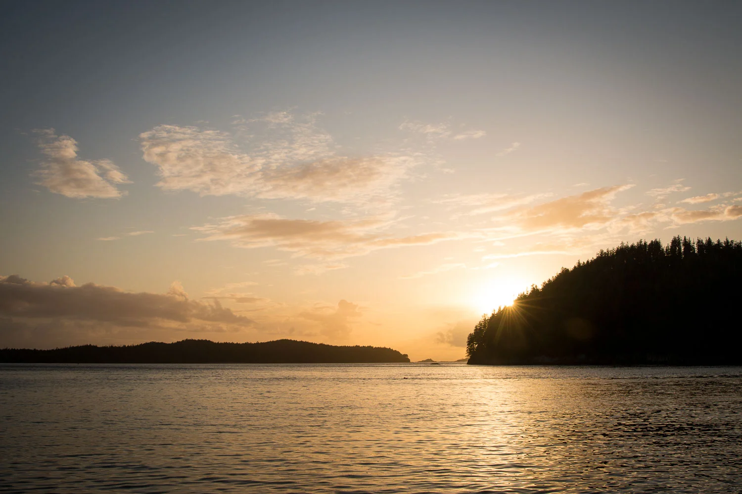 Sunset in Tofino, Vancouver Island - Summer 2017