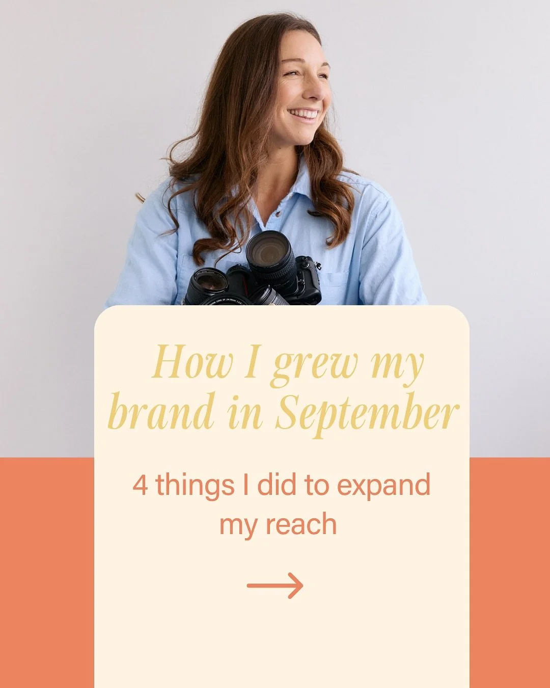 Alright ladies, you know the drill by now 👌🏼
Another month down, and I&rsquo;m back to share the 4 things I focused on in September to grow my brand reach + awareness.

My hope with these monthly shares is to show you that visibility doesn&rsquo;t 
