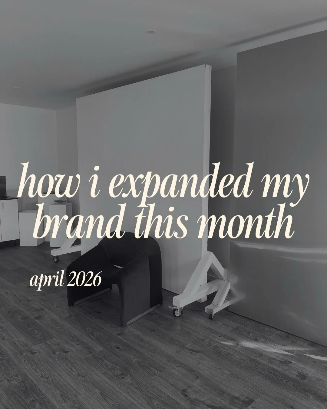 *how I expanded my brand this month* April edition 💫 

I share this monthly series to keep myself accountable AND to show you that there are endless ways to expand your brand and reach. And most of them don&rsquo;t require hours of your time. 

At t