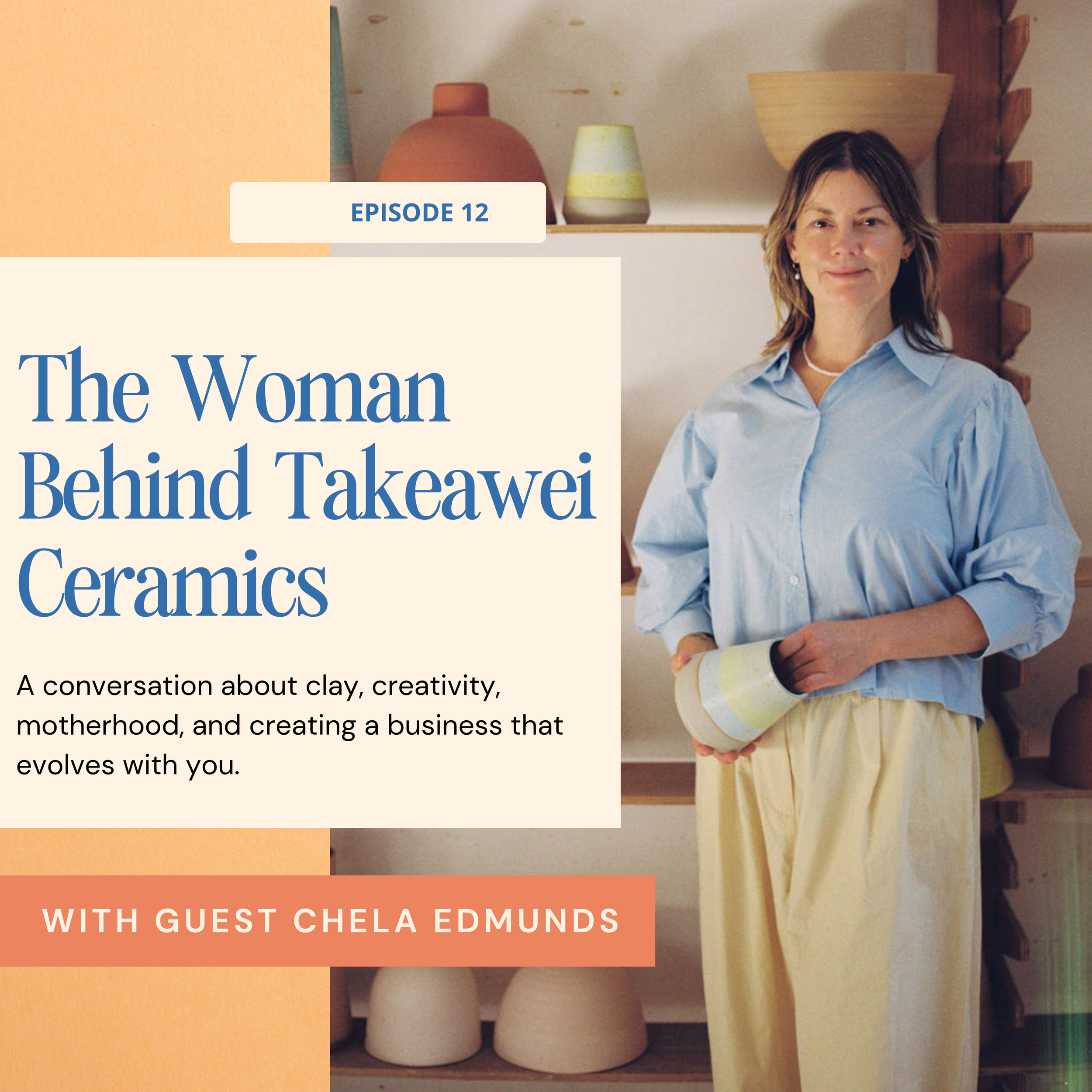 The woman behind takeawai ceramics 