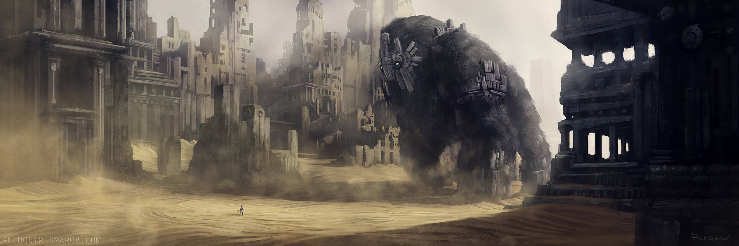 Gate Watcher in Ruin *Featured in Spectrum 22 *Winner of Best Painting at Allentown Art Festival 2017 (Buffalo, NY)