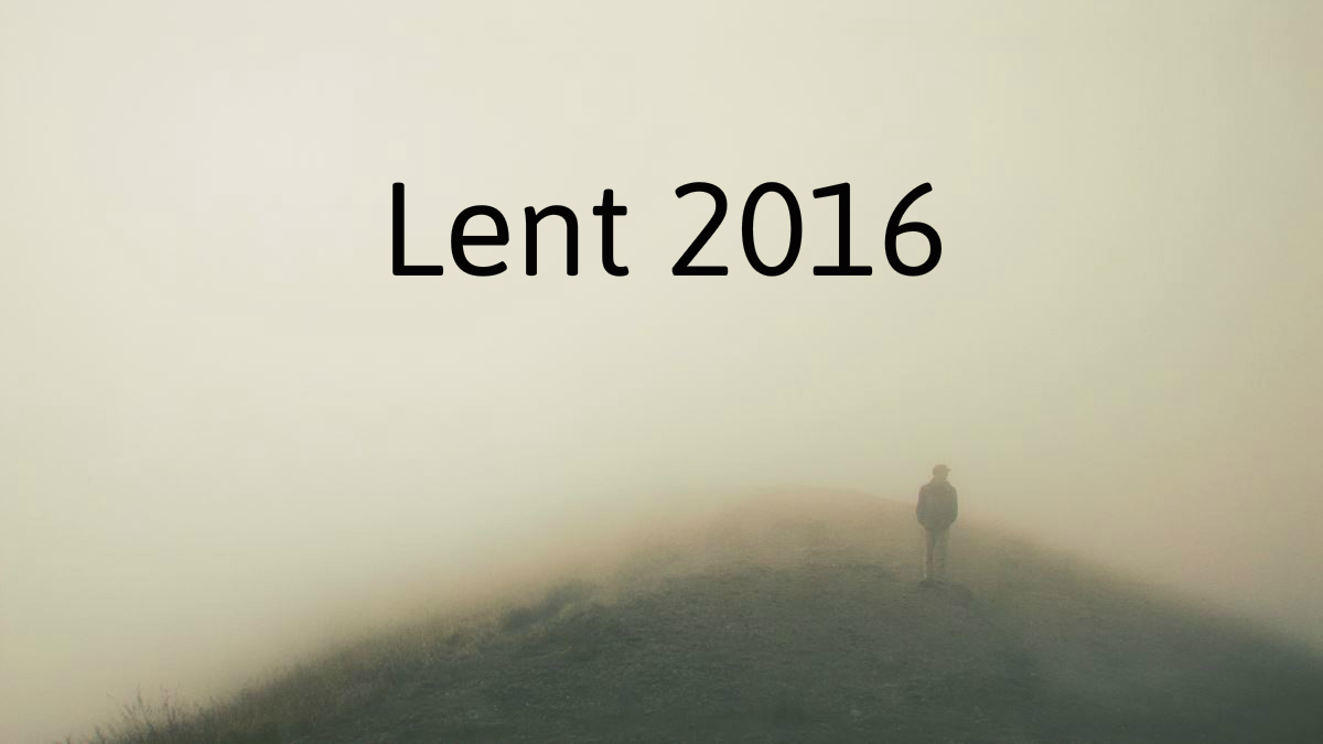 Ash Wednesday 2016