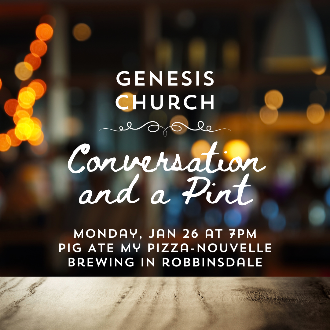 Conversation &amp; a Pint