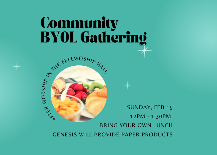 Community BYOL Gathering after Church