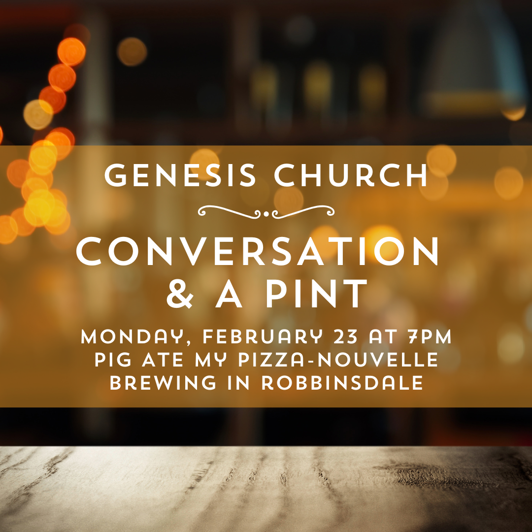 Conversation &amp; a Pint