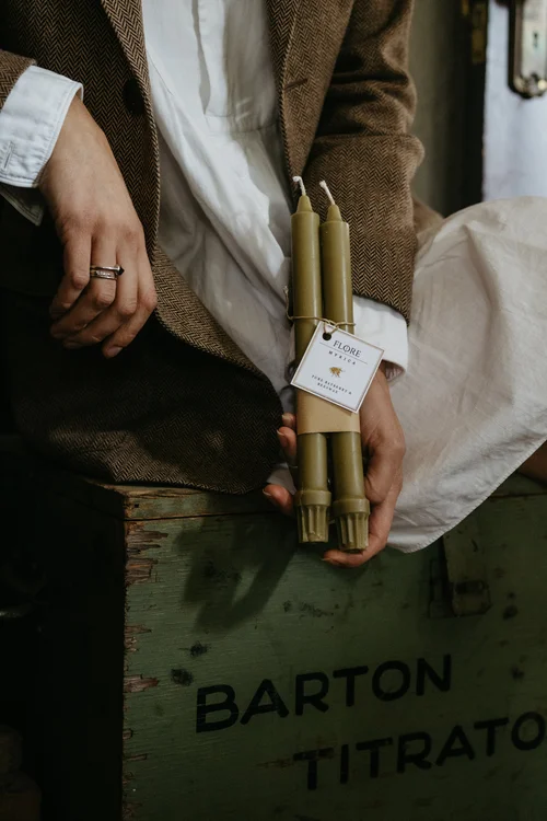Beeswax Altar Candles — Flore Botanical Alchemy