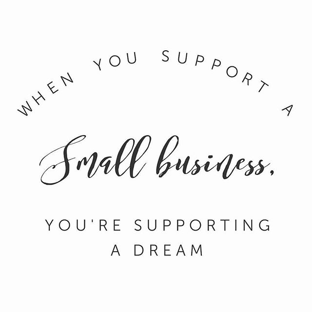 When you shop small, you make a BIG difference! When shopping this holiday season, consider purchasing from a small business, a little boutique, an artist, a dreamer and helping build a stronger, thriving community!

If you are a small business owner