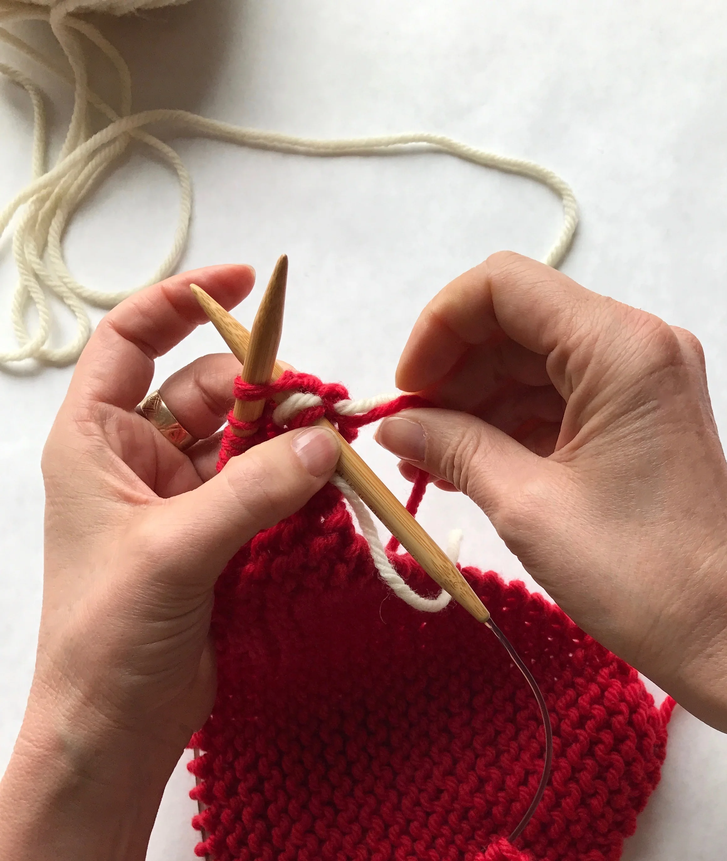 Step 10: Knitting Two Stitches Together