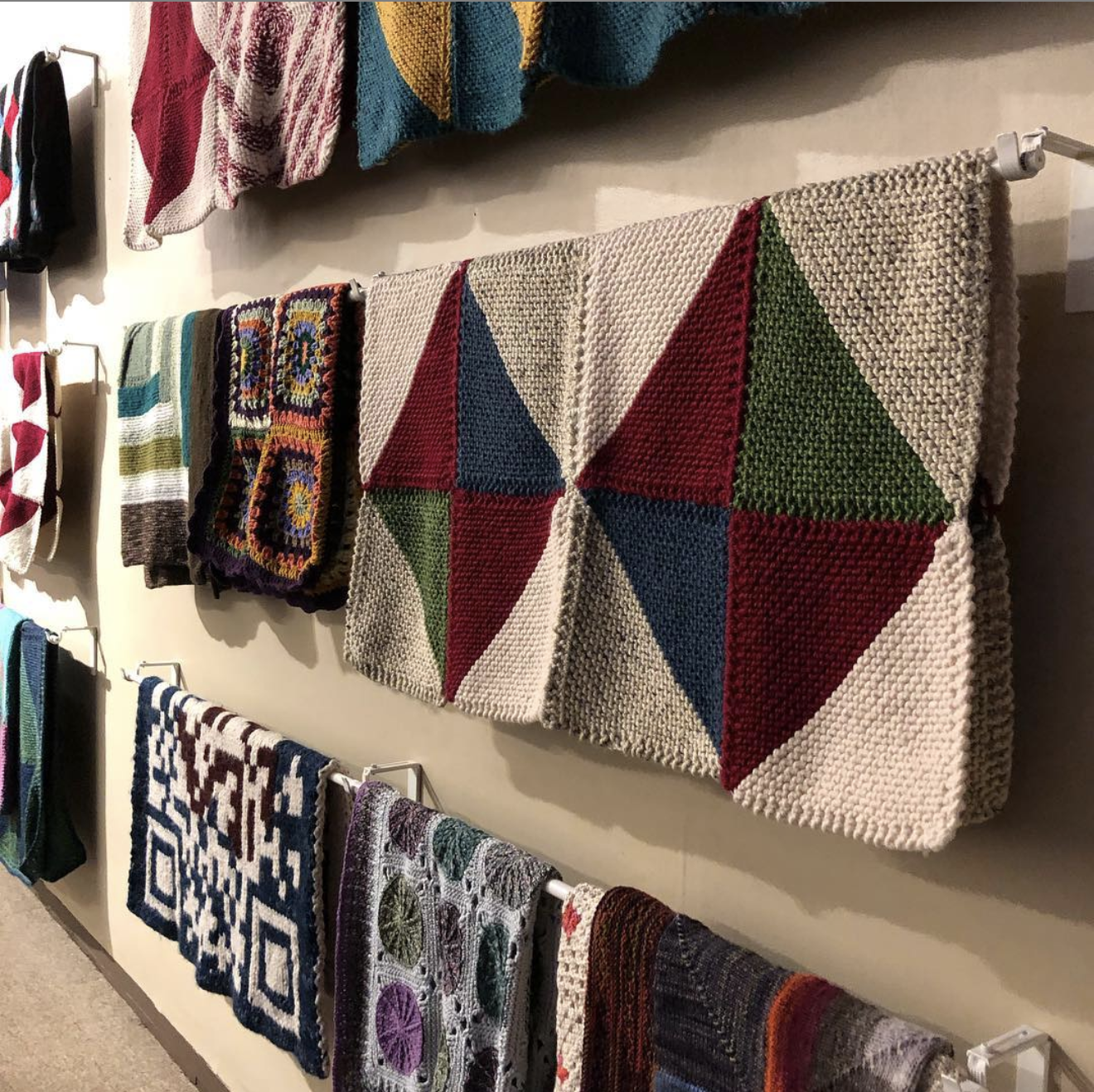 Welcome Blanket at Fuller Craft, our third host!