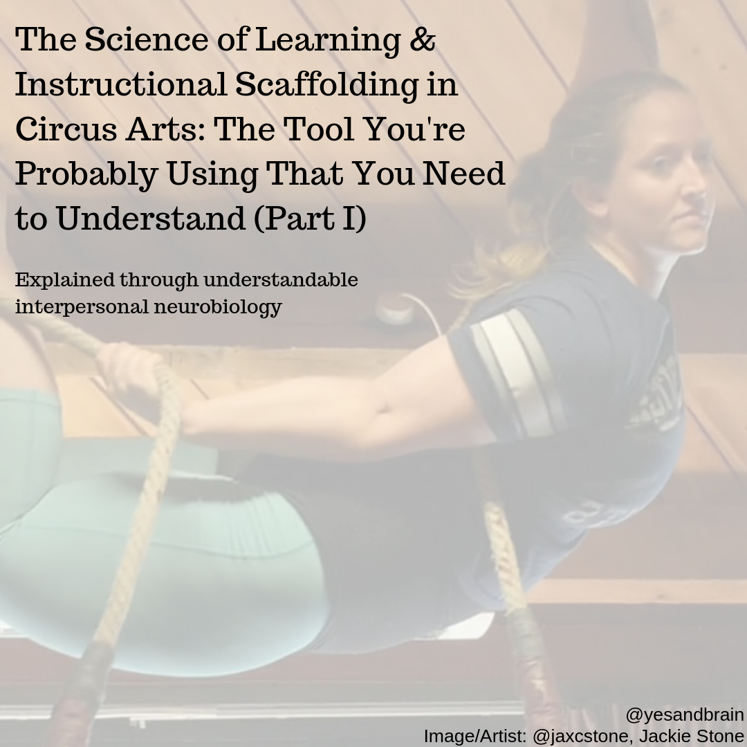 The Science of Learning &amp; Instructional Scaffolding in Circus Arts: The Tool You're Probably Using That You Need to Understand (Part I)