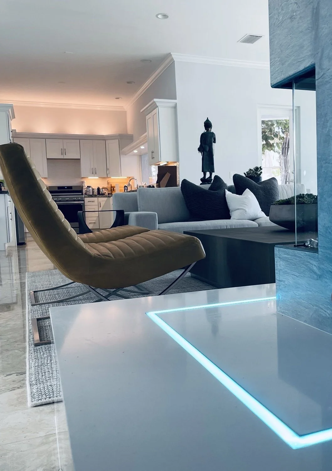 Fireplace Demo & Build — Pompano Beach, FL