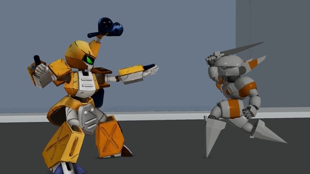 Blades vs Metabee Fight Shot 01