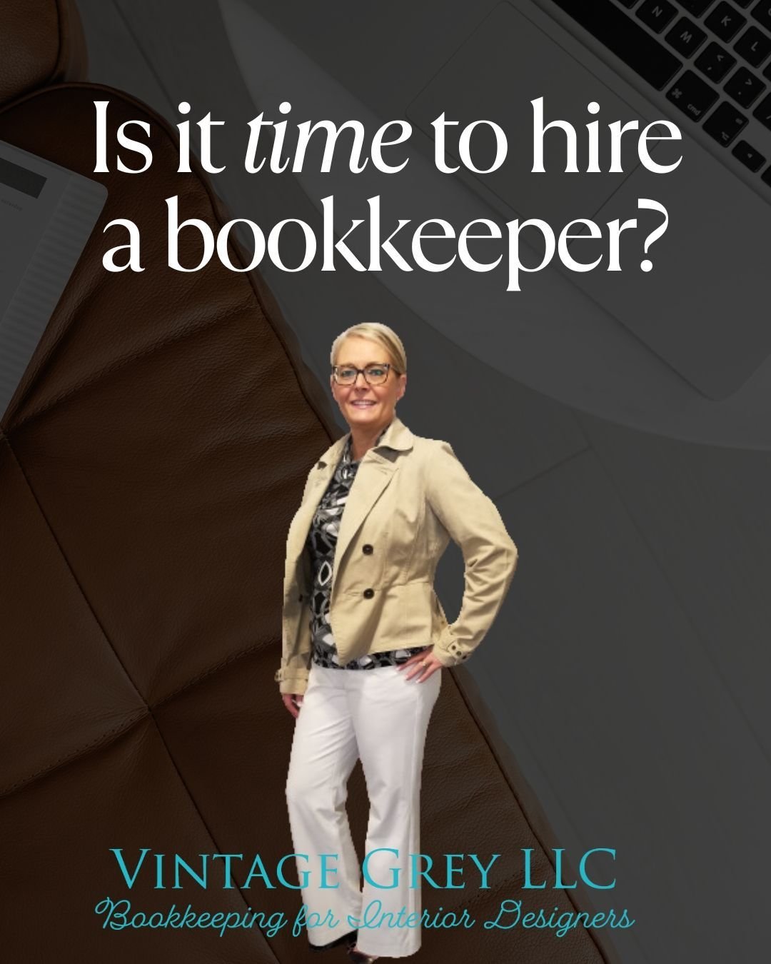 If you run an interior design business you need a bookkeeper.

It's up to you whether you want to BE the bookkeeper or hire a bookkeeper... but the bottom line is bookkeeping is an essential business function!

Even if you're just starting your inter