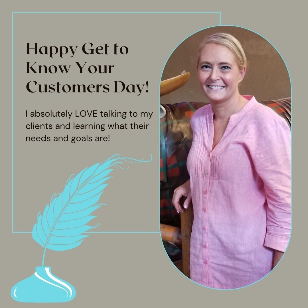 👒Yes, today is Get to Know Your Customers Day...and I LOVE this day! 

😍I LOVE jumping on a video meeting with an interior designer to hear all about the issues they are having in their business. 

😍I LOVE strategizing with them for future goals. 