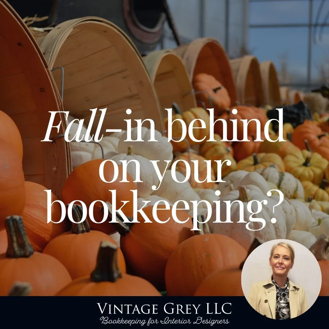 🍂 Before you know it, your tax accountant is going to be asking for your 2024 financials - will you be ready?!

Schedule a free consult with me at www.vintagegreyllc.com today!📆

#interiordesign #interiors #interiordesigner #interiordesignbusiness 