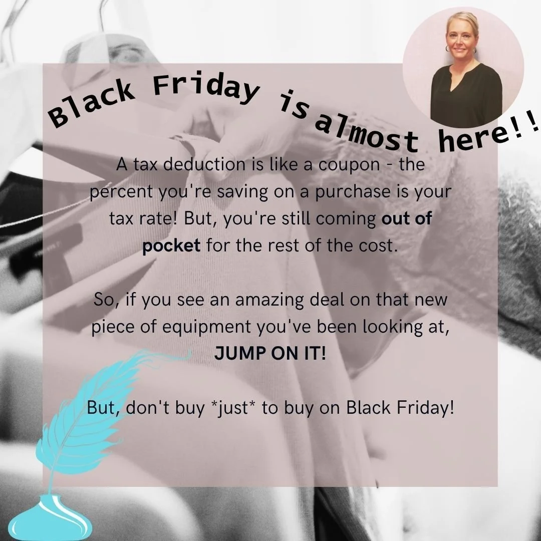 Let's talk DEALS! 🤑

Here's my take on Black Friday when it comes to your interior design business...

If you can find a GREAT deal on something you already need for your business - go for it!

If you're buying something for your business JUST for t