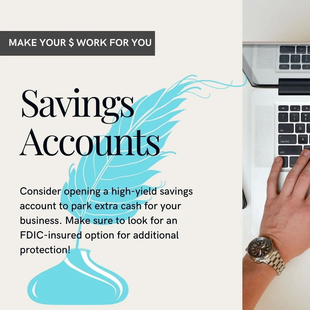 💸 Who doesn't want to stretch their dollar a little further?! 

Here are three ways to make your money work FOR you:

📈 ONE: Use a credit card with a rewards program. 

📈 TWO: Park extra cash in a high-yield savings account. Don't forget to confir