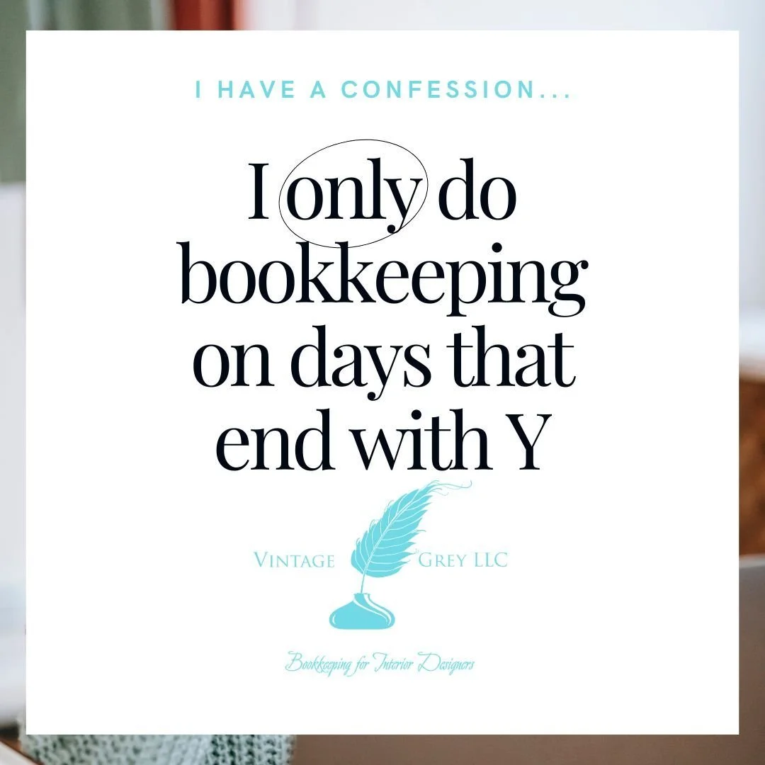 CONFESSION TIME: I *only* do bookkeeping on days that end with Y! 😜

If you specifically *don't* do your bookkeeping on days that end with Y, it's time to hire me!

Having up-to-date numbers is the only way you can make real-time decisions for your 