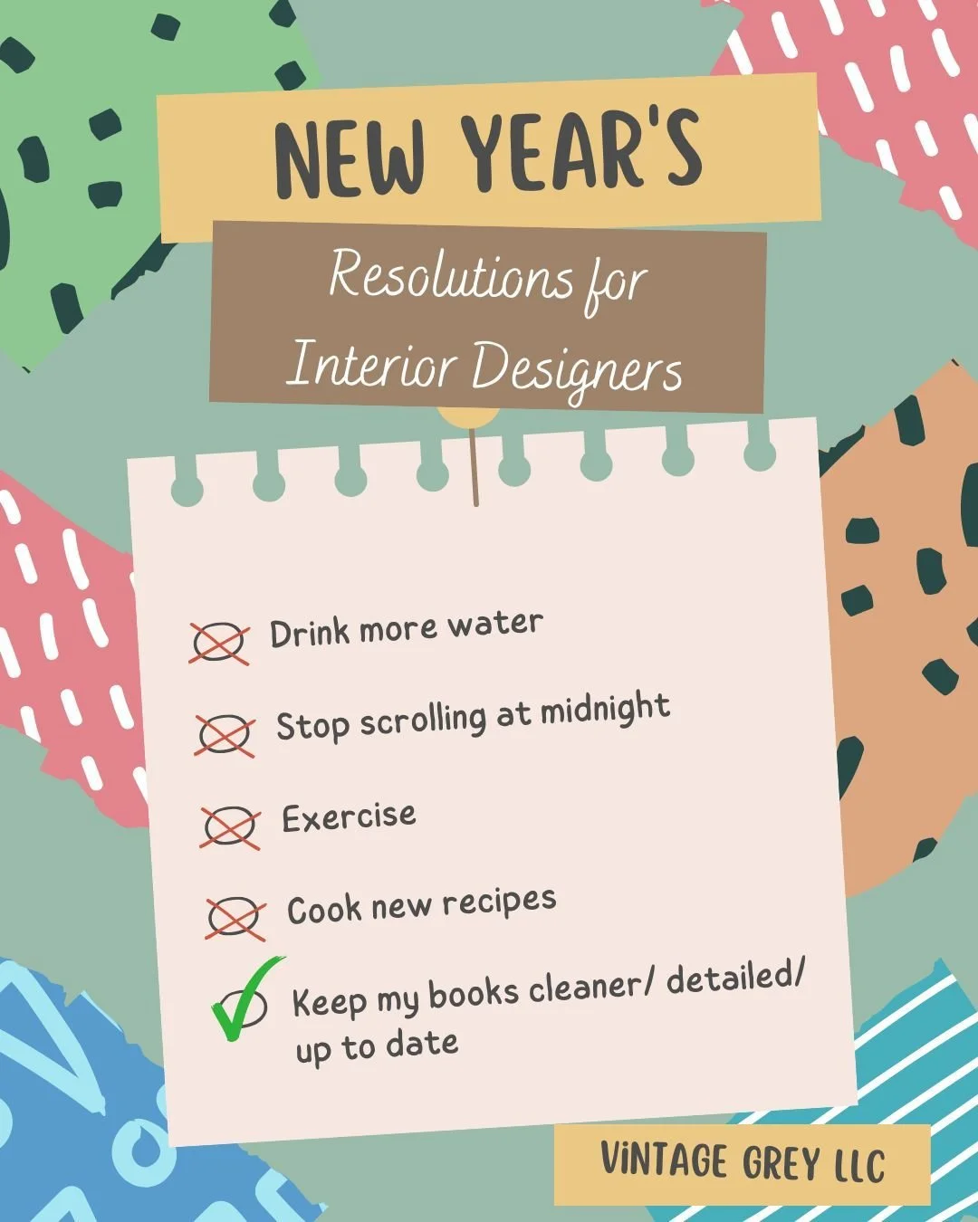 Let&rsquo;s be honest&hellip;
We all start the year with big resolutions:

🚫 &ldquo;I&rsquo;ll drink more water.&rdquo;
🚫 &ldquo;I&rsquo;ll stop scrolling at midnight.&rdquo;
🚫 &ldquo;I&rsquo;ll finally color-code every receipt and reconcile weekl