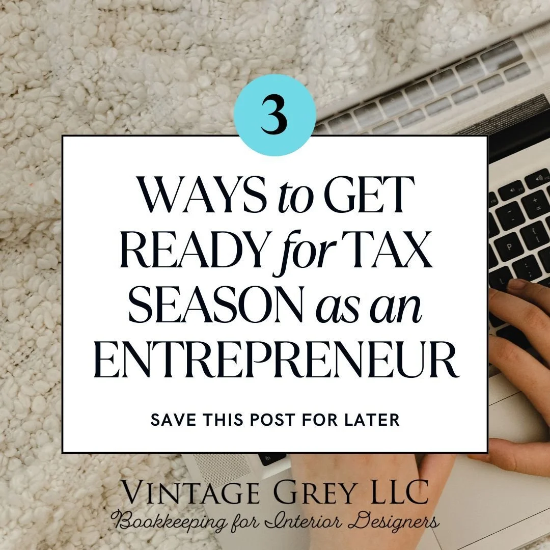 📌 SAVE this post to read before tax season officially starts!

Here are three ways to get ready for tax season as a business owner:

ONE: Make sure all your transactions have been entered into your bookkeeping software, all your accounts have been r