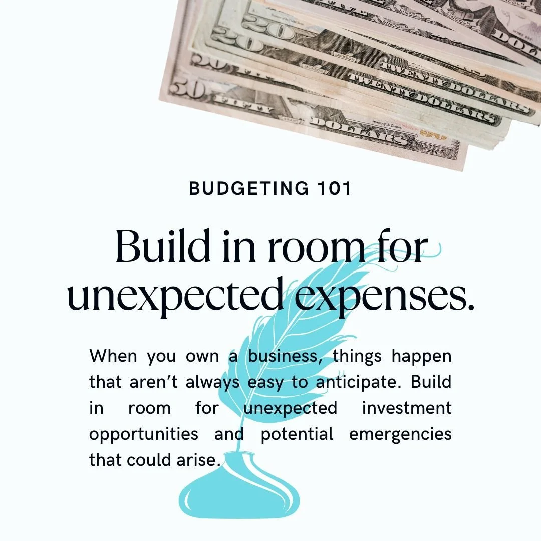 Now is the BEST time to create a budget for this year!

If you're one of those people who loves to make a budget but struggles to stick with it... these tips might help!

1️⃣ Make a list of fixed expenses.

2️⃣ Build in room for unexpected expenses.
