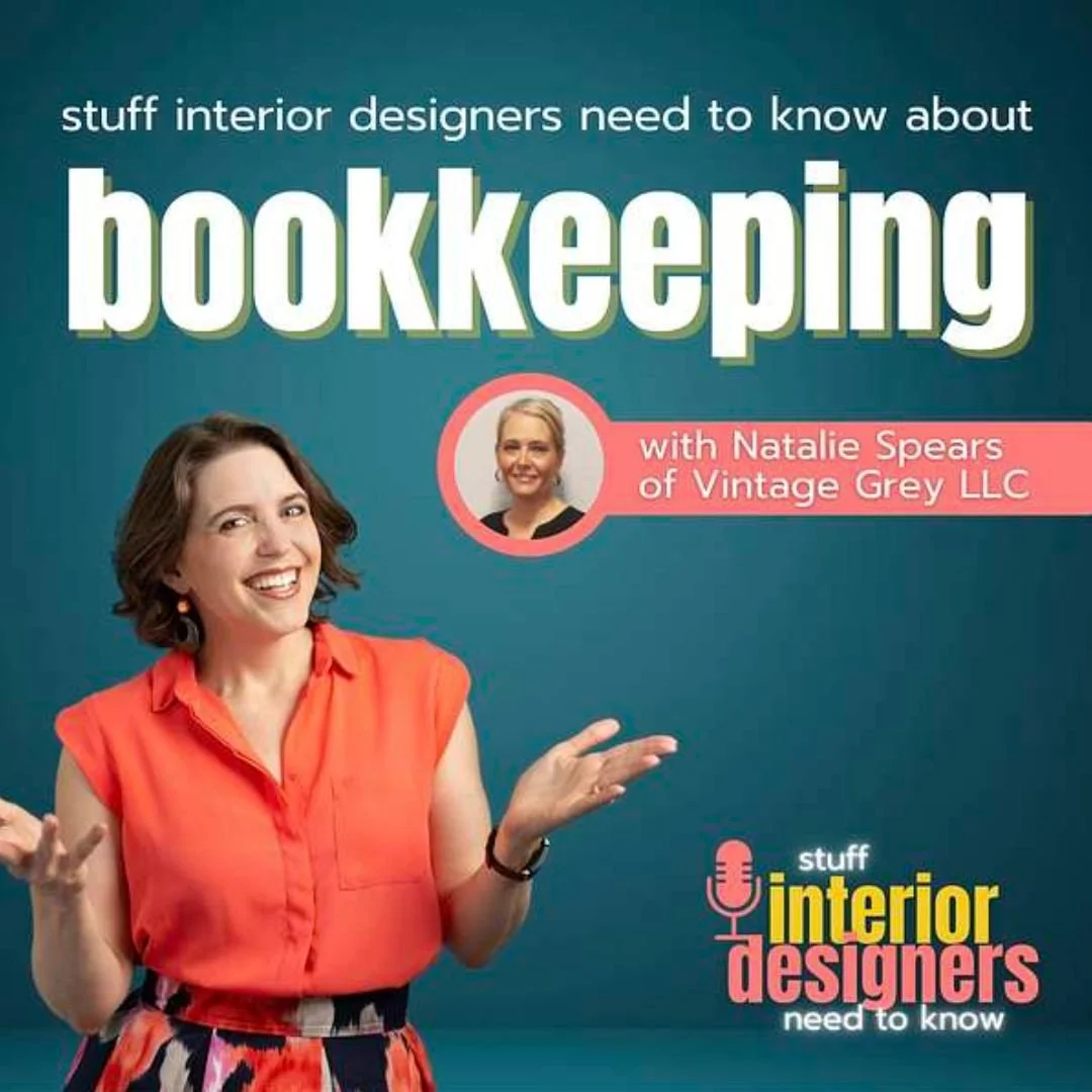 📢I am sooo happy to announce a podcast episode which I was a guest speaker: Stuff Interior Designers Need to Know About Bookkeeping.🧮 I sat down with Rebecca West to discuss a few topics designers need to be aware of when it comes to business finan