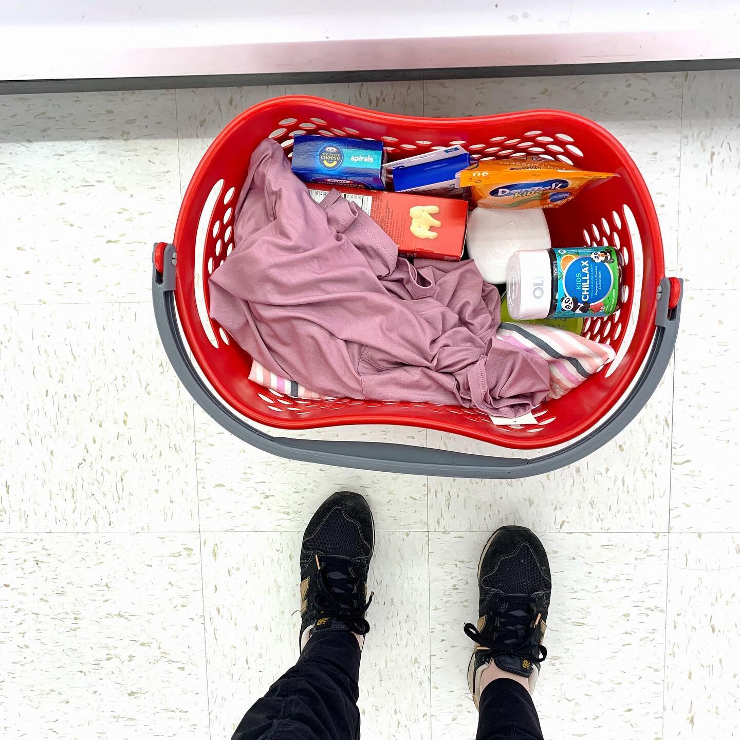 Hello from Target last night, where I did that thing where you wander around and buy things to solve your problems.
⠀
(I only ran inside because I needed to grab some gift cards&mdash;Happy Teacher Appreciation Week, educators!&mdash;but then realize