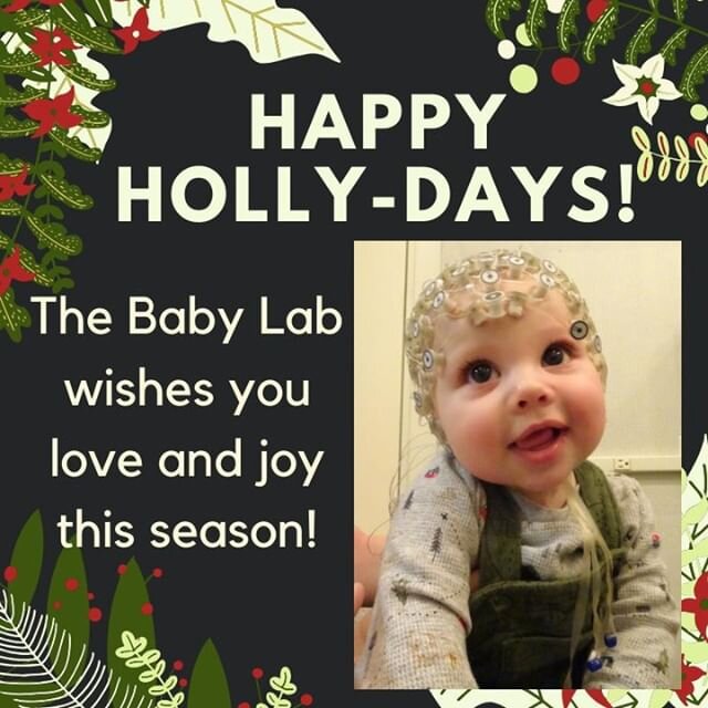 Seasons Greetings and Happy Holidays from all of the staff here at the Rutgers Infancy Studies Lab! We are wishing everyone a fun and safe Christmas, Hanukkah, Kwanzaa ... whatever you may be celebrating this holiday season! ❄️☃️