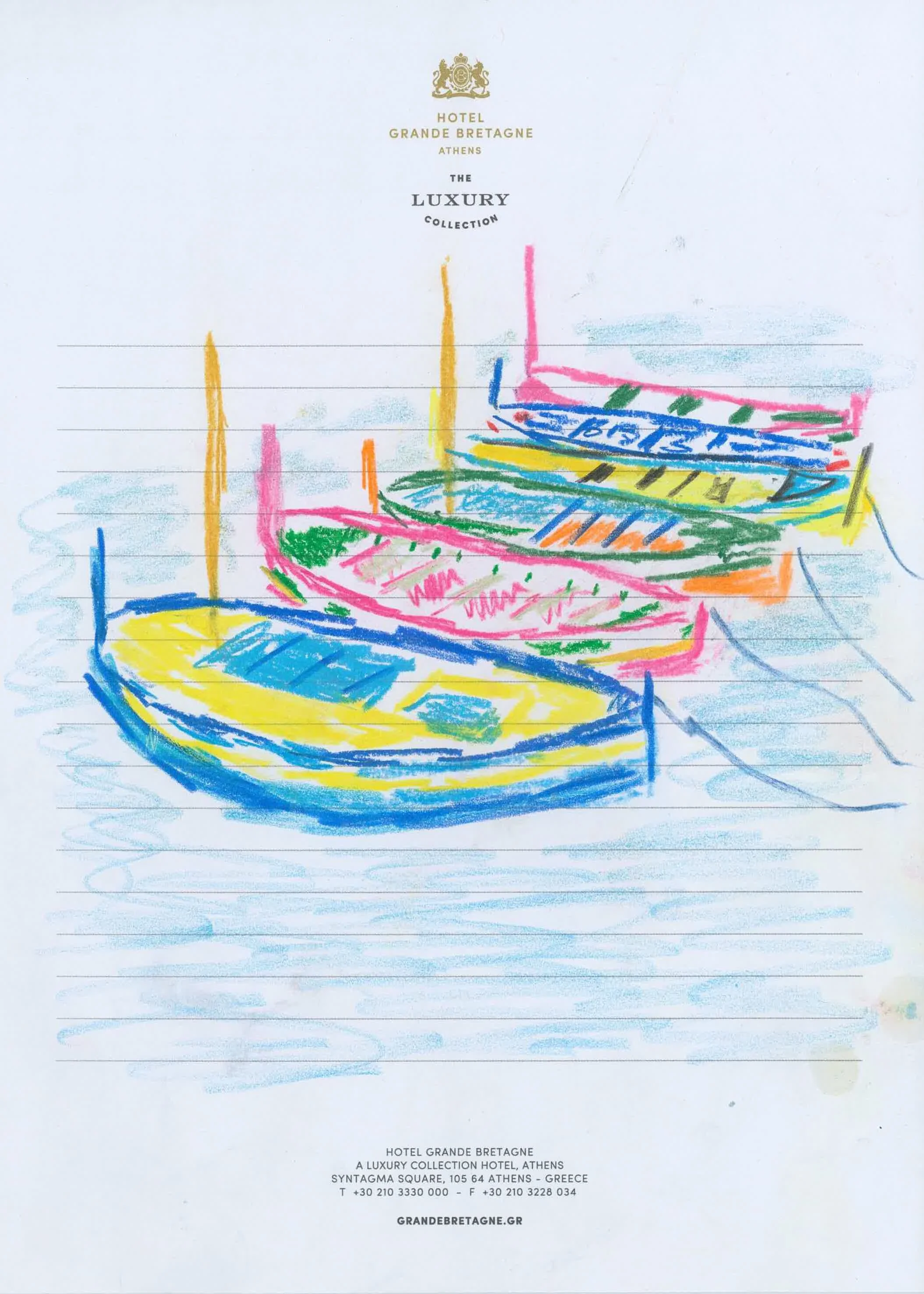 Boats in the Harbor, Corfu - Michael McGregor