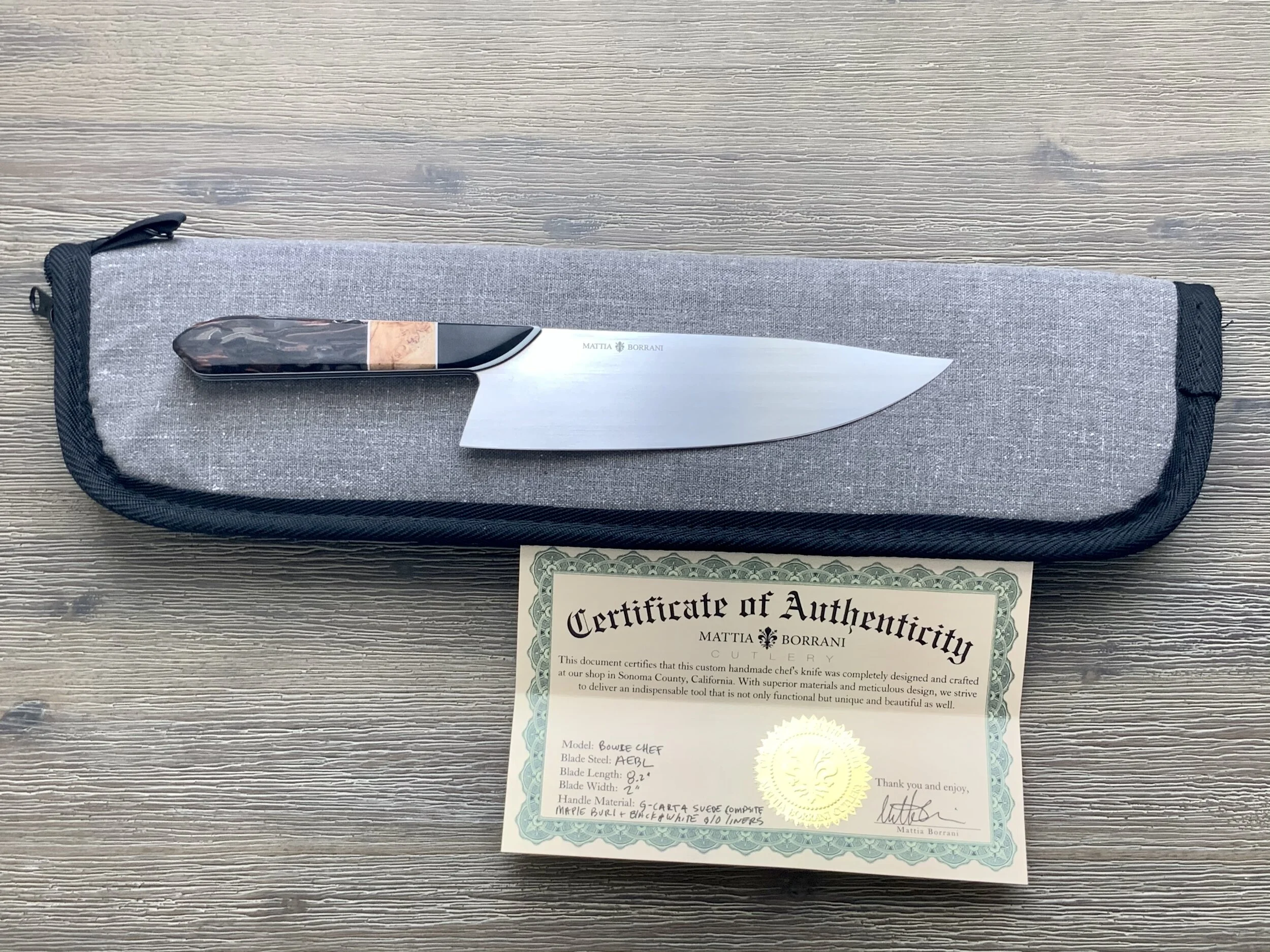 Mattia Borrani 8.2" Bowie Chef