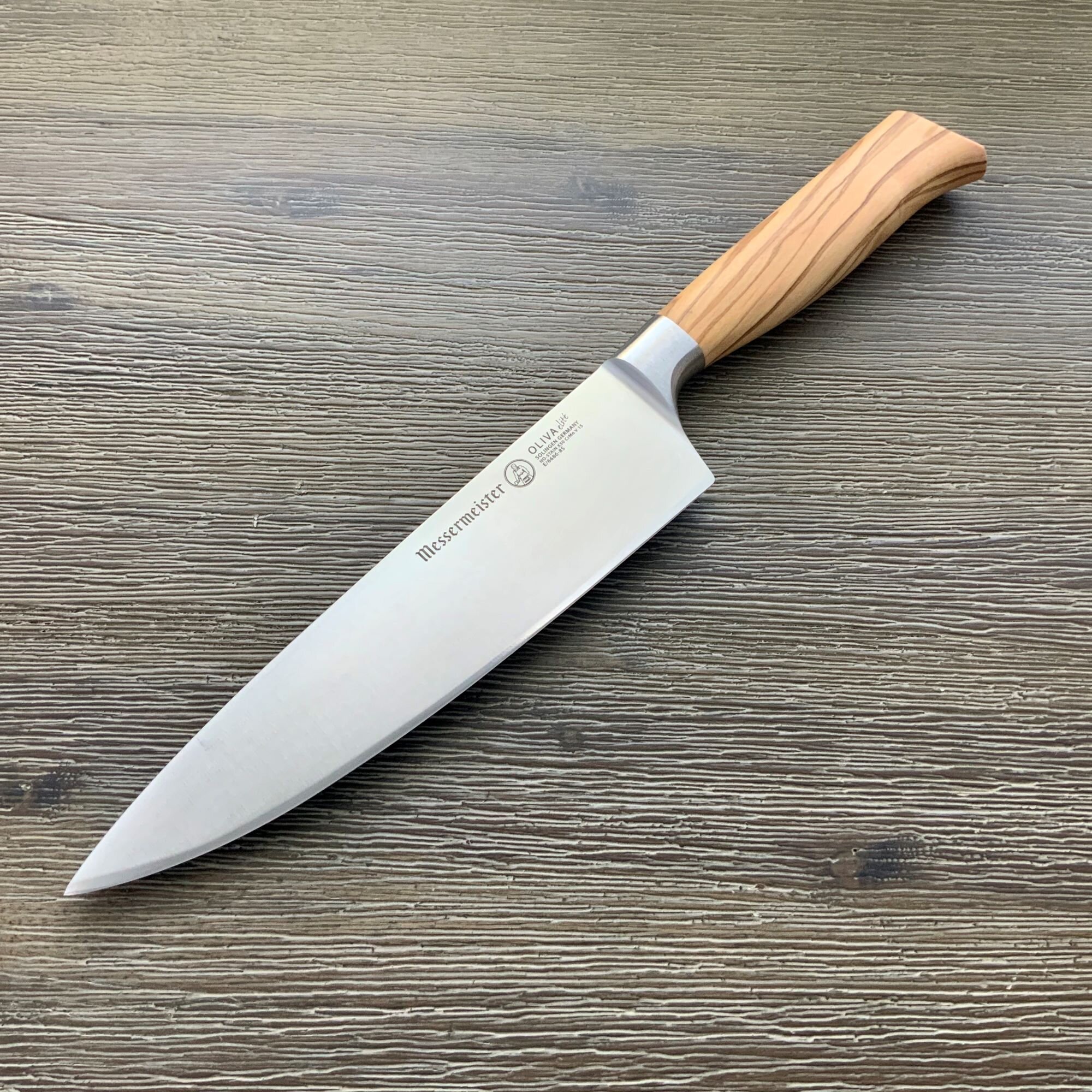 Messermeister Oliva Elite 8” Stealth Chefs Knife — Williams Cutlery