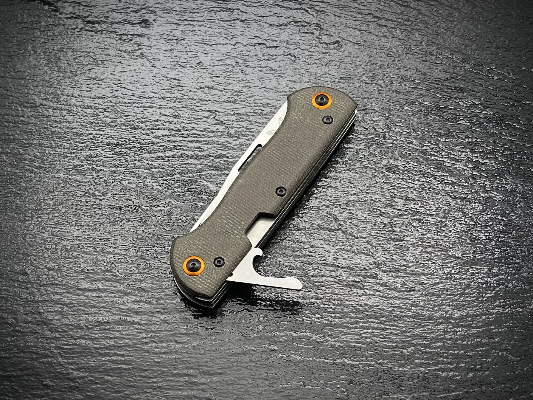 Benchmade Weekender Slip Joint Knife OD Green Micarta (3" SW) 3171