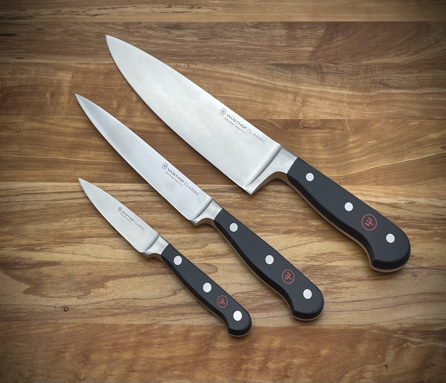 WÜSTHOF Classic 3-Piece Chef's Knife Set
