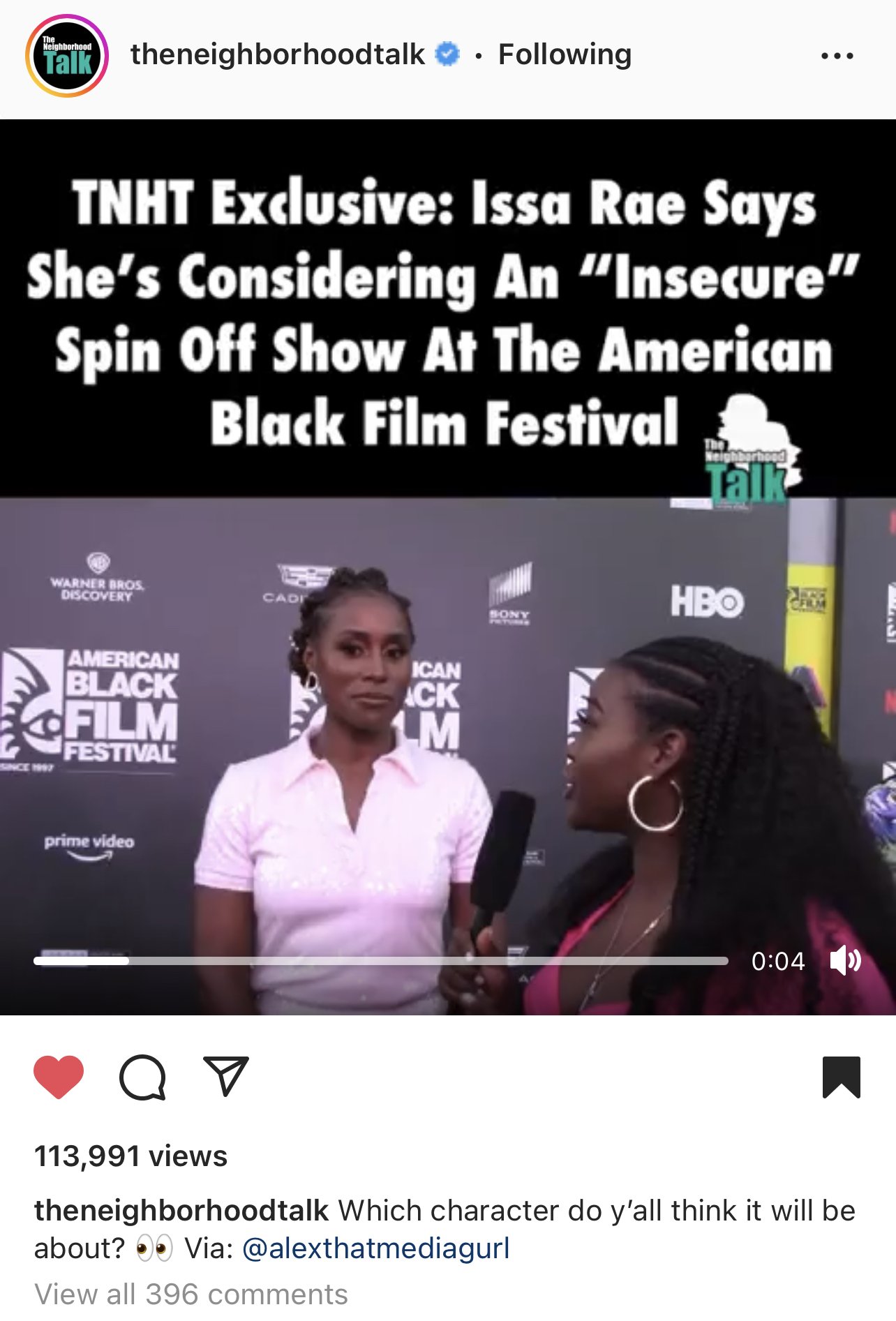 Viral Interview With Issa Rae On The Neighborhood Talk