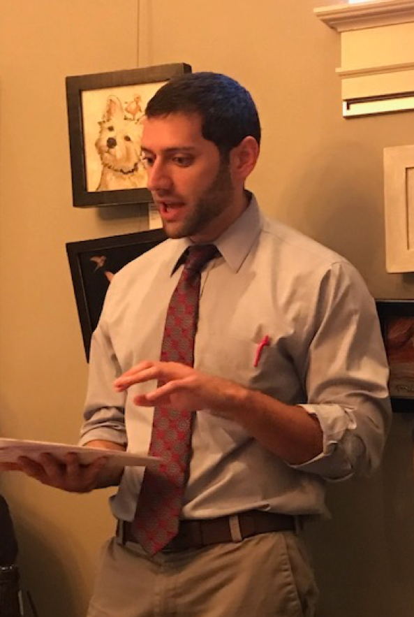 Journal Club- Resident Daniel Tannenholtz presents the first article.