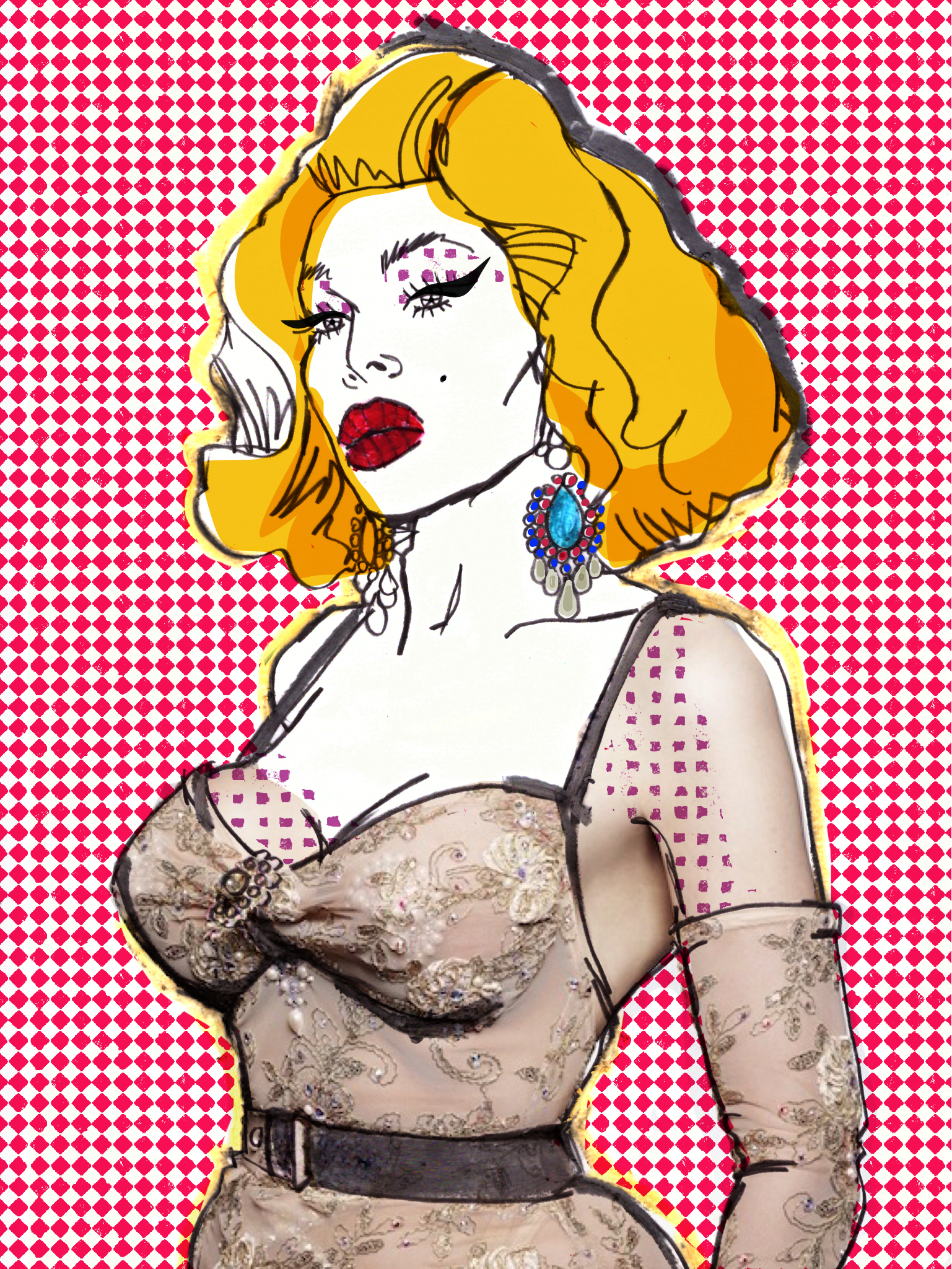 Amanda Lepore by Aimee Phillips