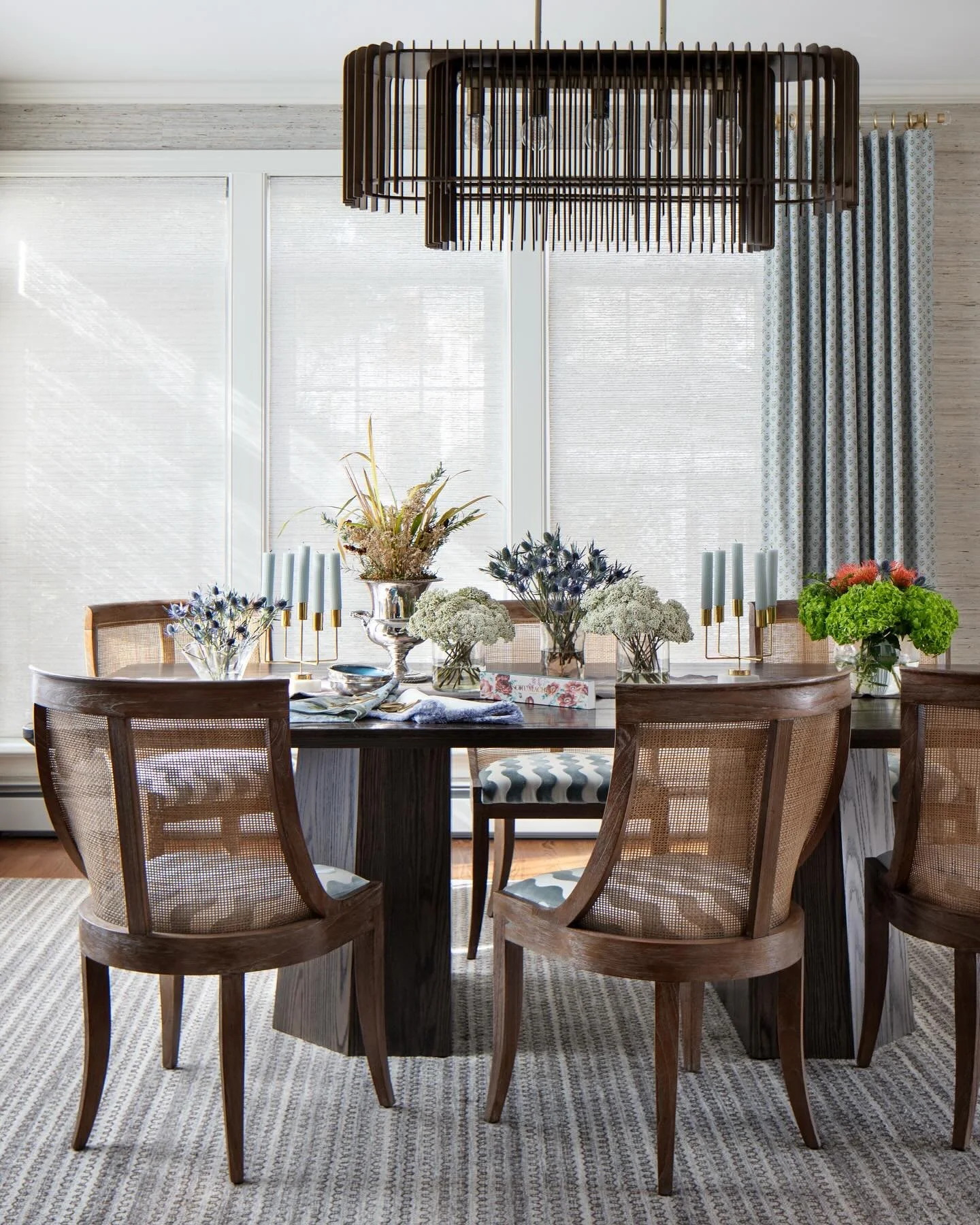Re-envisioned space! Sunroom to dining room.