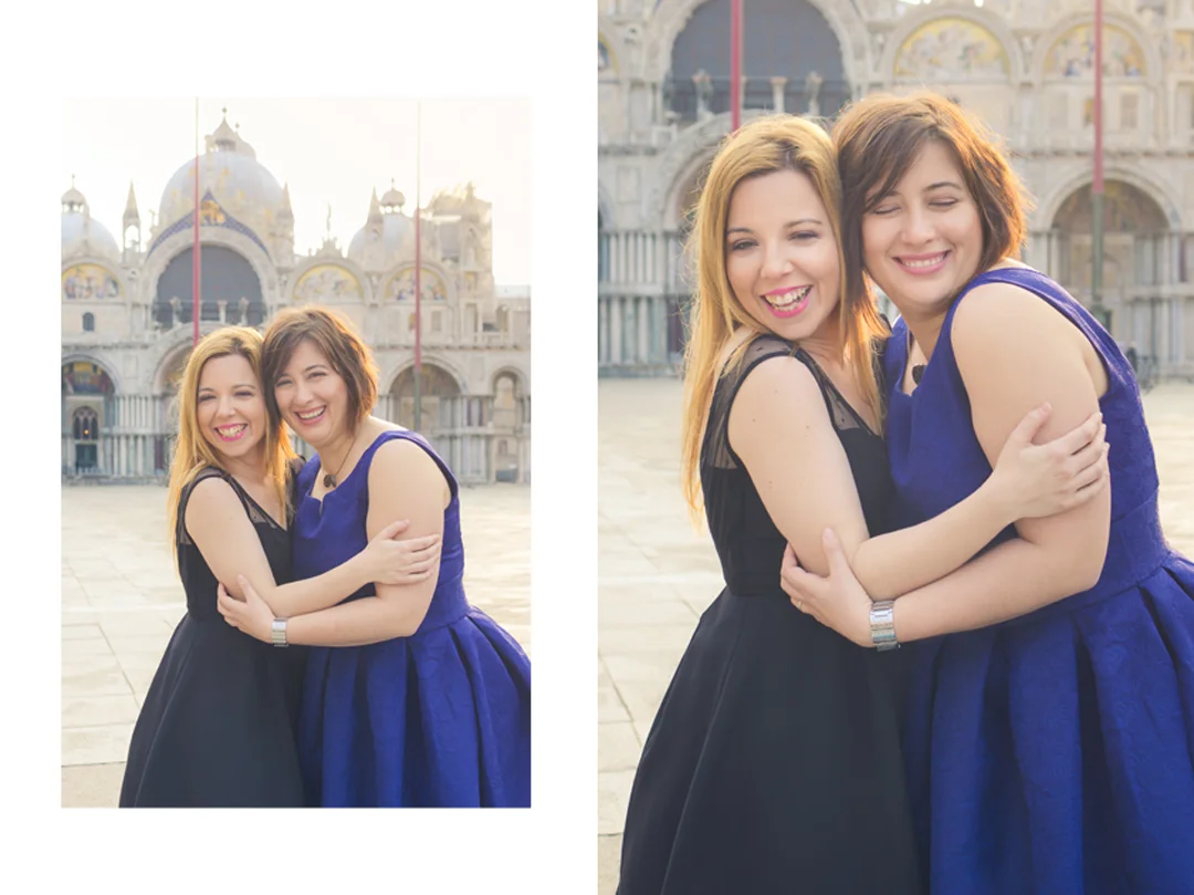 Laia and Hilde, the happinest besties on the planet.