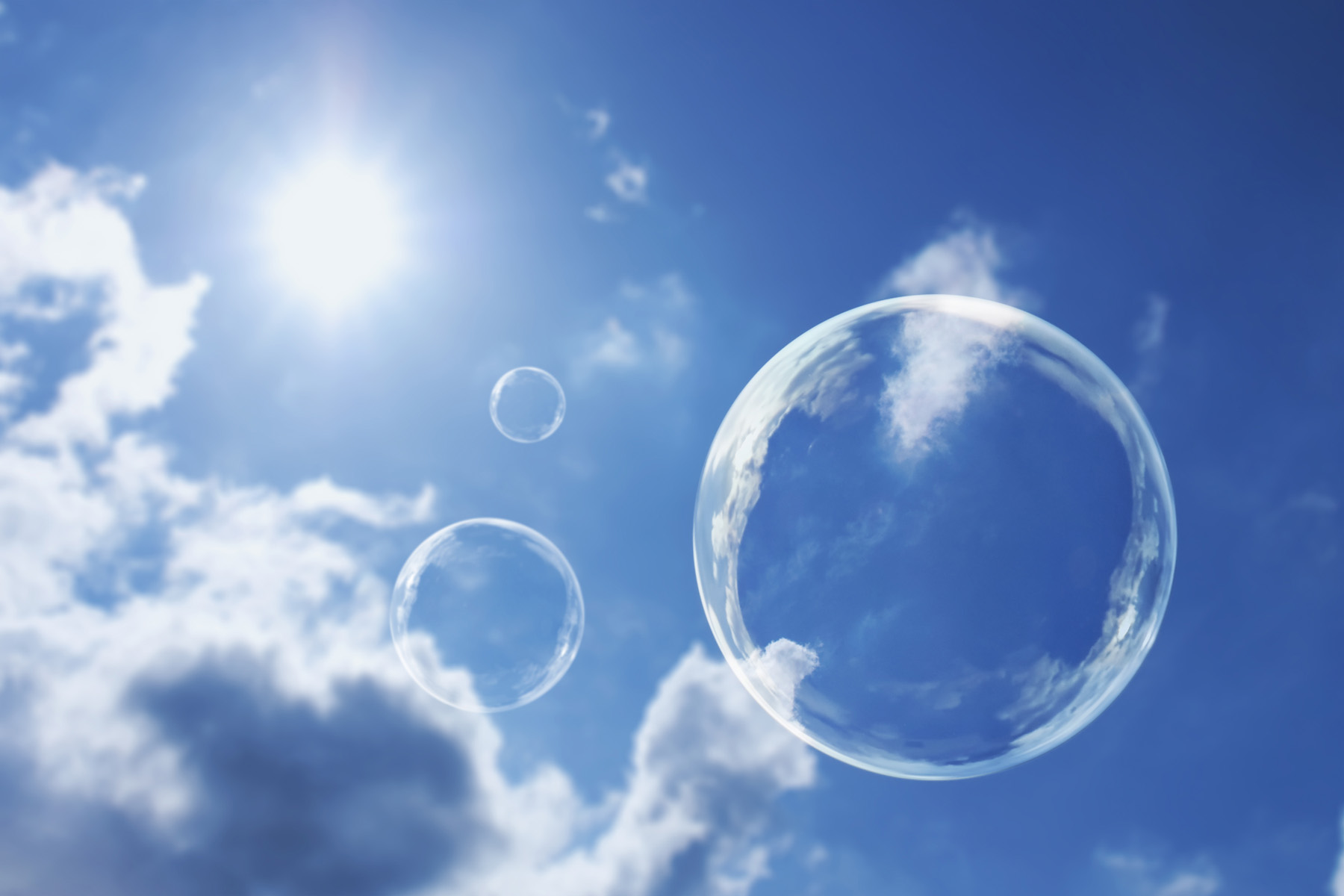 Floating Bubbles Against Blue Sky 6-1-10.jpg