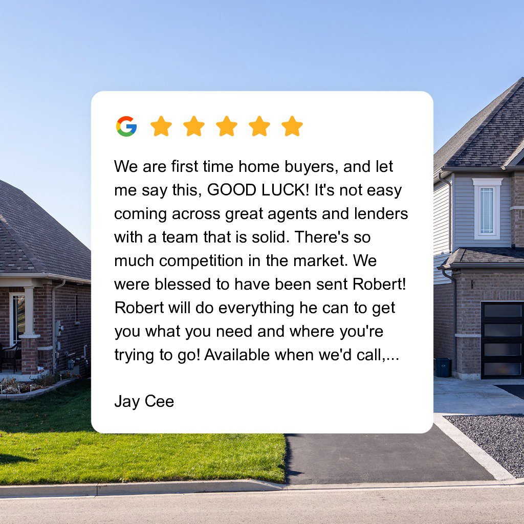We are first time home buyers, and let me say this, GOOD LUCK! It&rsquo;s not easy coming across great agents and lenders with a team that is solid. There&rsquo;s so much competition in the market. We were blessed to have been sent Robert! Robert wil