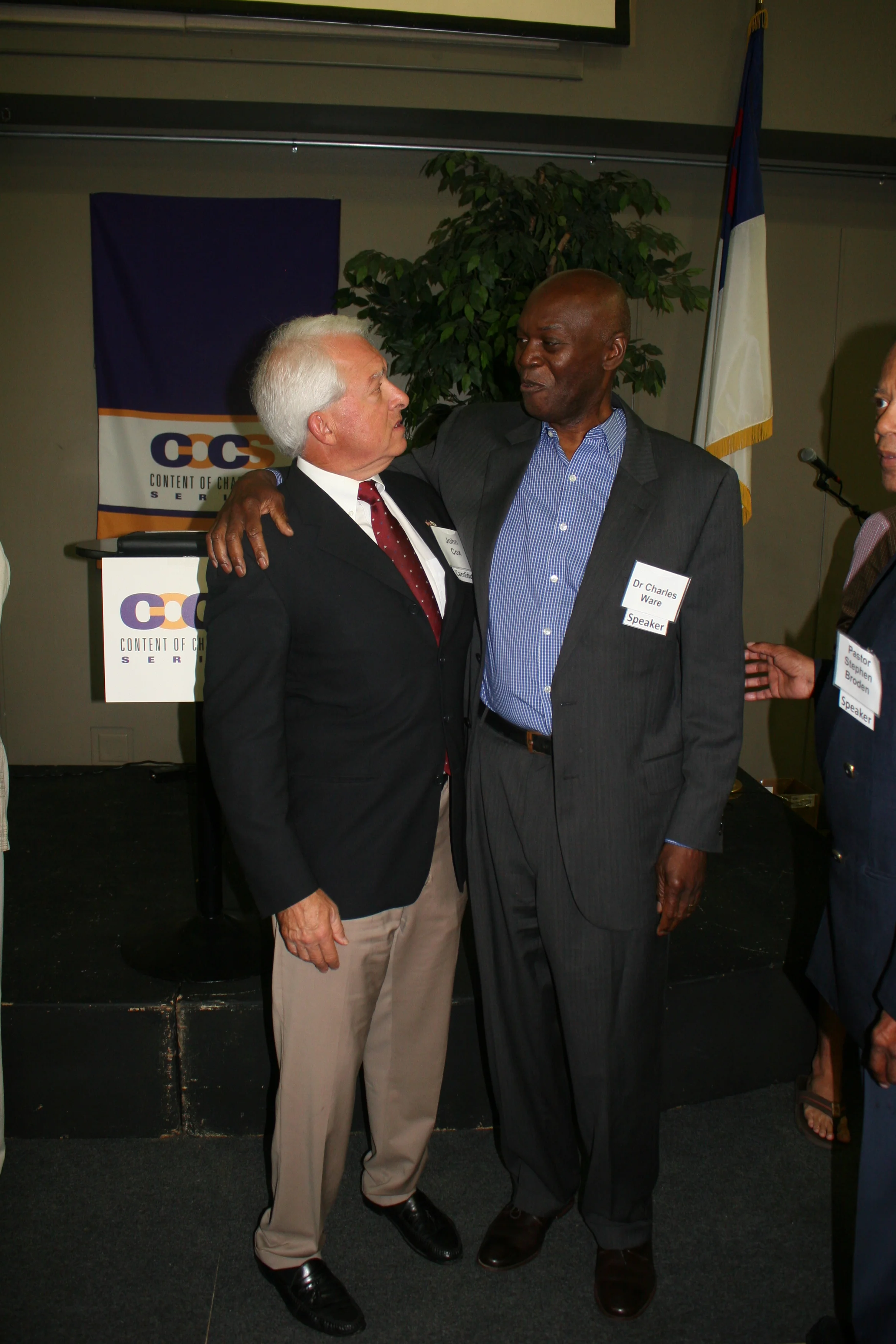 John Cox and Dr. Charles Ware.JPG