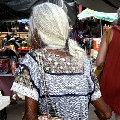  market postcard from Mexico