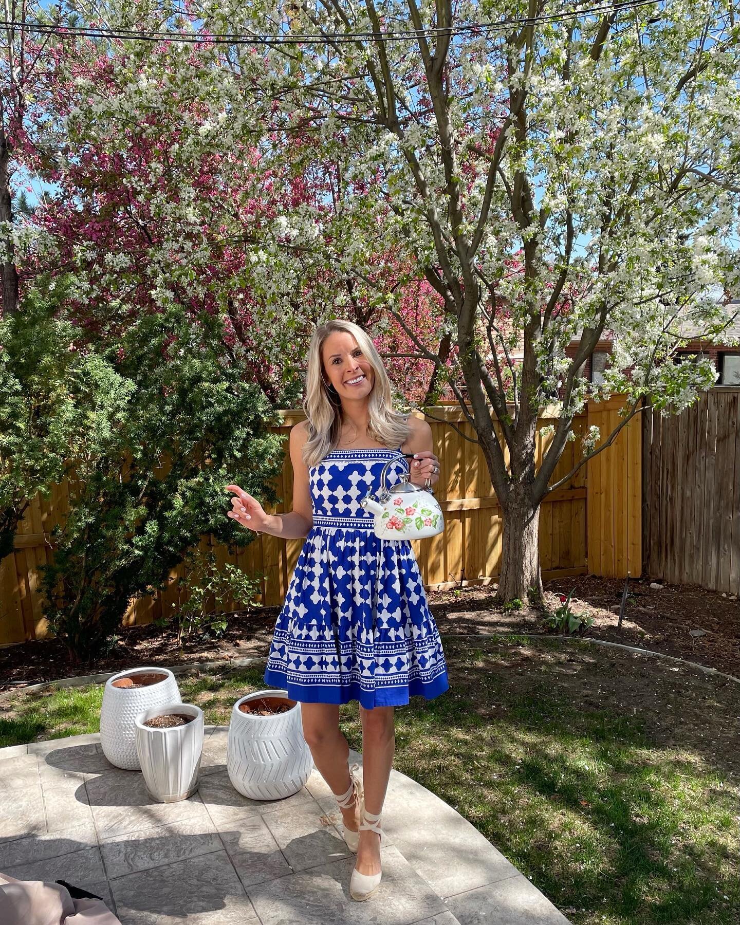 Time to spill the tea&hellip; today I&rsquo;ll be live on @fox31denver at 11:45 AM talking about spring essentials for the perfect tea party! Be sure to tune in ☕️💙