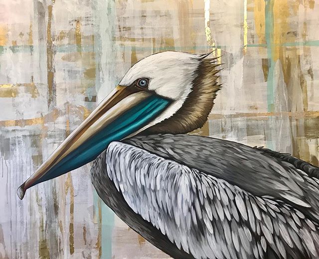 A V A I L A B L E
48x60 &ldquo;Gulf Coast King&rdquo;
Pm for more pricing. #leahmmoraceart #pelicanpainting #brownpelican #pelicans #louisianaartist #louisianaart #louisianabirds #gulfcoast #gulfcoastart #gulfcoastbirds #gulf #waterfowl